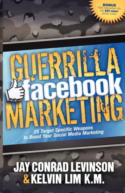 Book cover of: Guerrilla Facebook Marketing. By: Jay Conrad Levinson