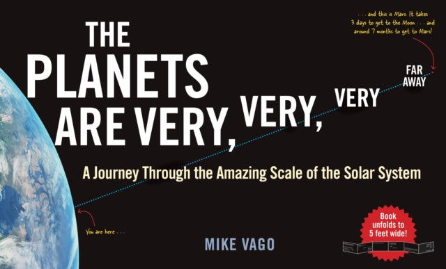 Book cover of: Planets Are Very, Very, Very Far Away. By: Mike Vago