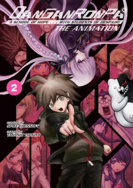 Book cover of: Danganronpa: The Animation Volume 2. By: Takashi Tsukimi