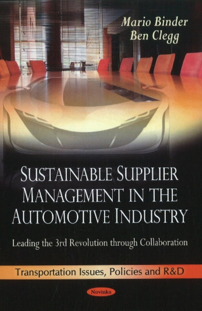Book cover of: Sustainable Supplier Management in the Automotive Industry. By: Mario Binder