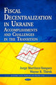 Book cover of: Fiscal Decentralization in Ukraine. By: Jorge Martinez-Vazquez