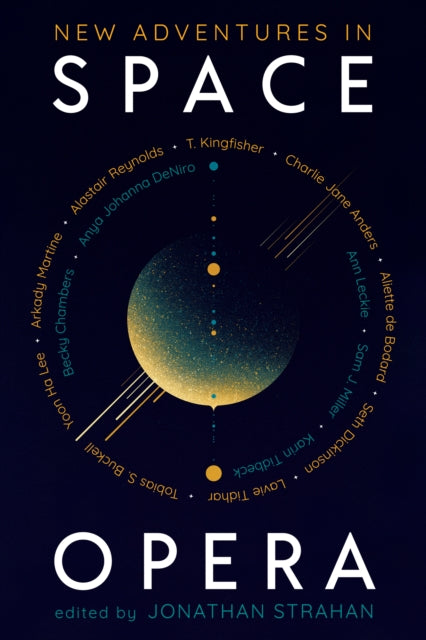 Book cover of: New Adventures in Space Opera. By: Jonathan Strahan