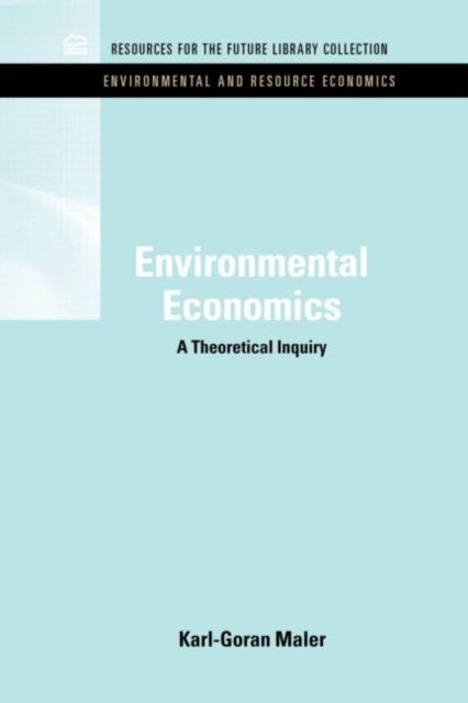 Book cover of: Environmental Economics. By: Resources for the Future Staff