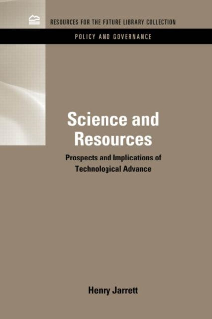 Book cover of: Science & Resources. By: Henry Jarrett