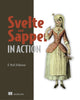 Book cover of: Svelte and Sapper in Action. By: VOLKMANN MARK