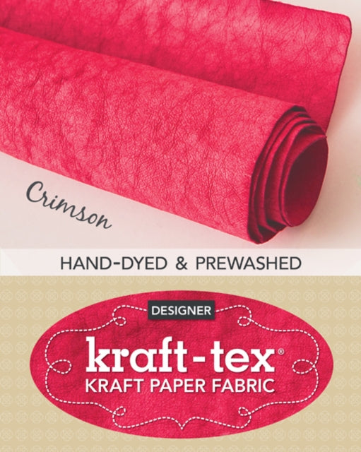 Book cover of: kraft-tex® Roll Crimson Hand-Dyed & Prewashed