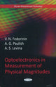 Book cover of: Optoelectronics in Measurement of Physical Magnitudes. By: V. N. Fedorinin