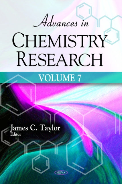 Book cover of: Advances in Chemistry Research. By: Taylor, James C.