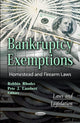 Book cover of: Bankruptcy Exemptions. By: Robbin Rhodes