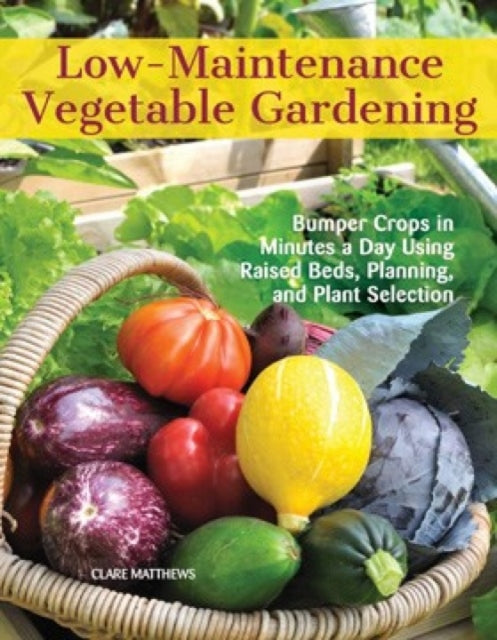 Book cover of: Low-Maintenance Vegetable Gardening. By: Clare Matthews