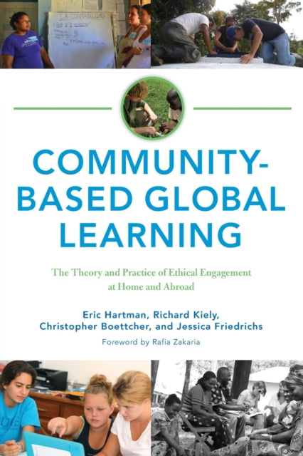 Book cover of: Community-Based Global Learning. By: Eric Hartman