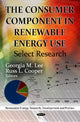 Book cover of: Consumer Component in Renewable Energy Use. By: Georgia M. Lee