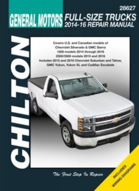 Chevrolet Silverado (Chilton), 2014-2016 9781620922606 Haynes