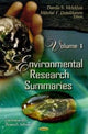 Book cover of: Environmental Research Summaries