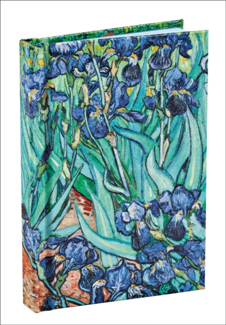 Book cover of: Vincent van Gogh Irises Mini Notebook. By: Vincent van Gogh