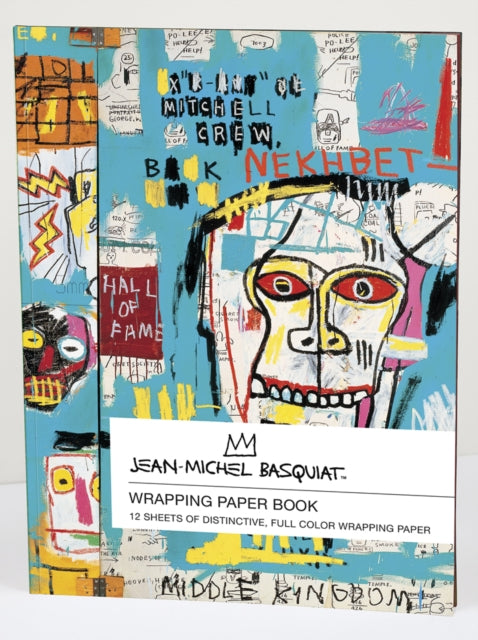 Book cover of: Jean-Michel Basquiat Wrapping Paper Book. By: BASQUIAT