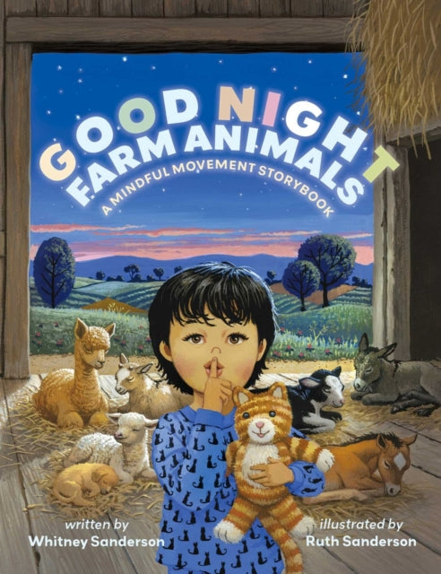 Book cover of: Good Night, Farm Animals. By: Whitney Sanderson
