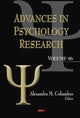 Book cover of: Advances in Psychology Research