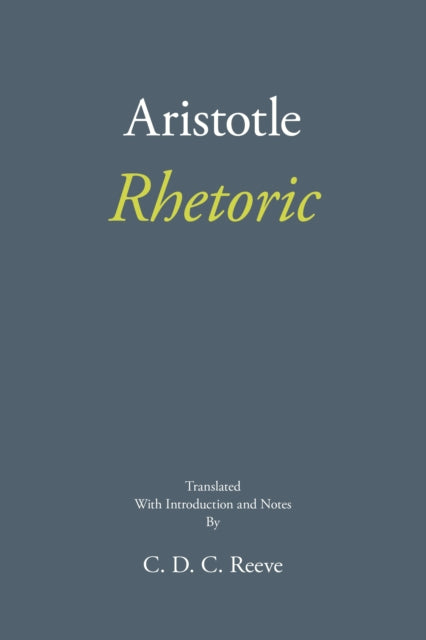 Book cover of: Rhetoric. By: Aristotle