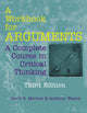 Book cover of: Workbook for Arguments. By: David R. Morrow