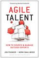 Book cover of: Agile Talent. By: Jon Younger