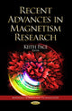 Book cover of: Recent Advances in Magnetism Research. By: Keith Pace