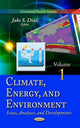 Book cover of: Climate, Energy & Environment. By: Jake S. Diaz
