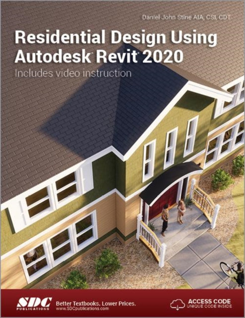 Book cover of: Residential Design Using Autodesk Revit 2020. By: Daniel John Stine