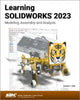 Book cover of: Learning SOLIDWORKS 2023. By: Randy H. Shih