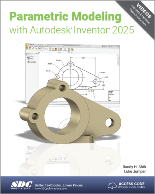 Book cover of: Parametric Modeling with Autodesk Inventor 2025. By: Randy Shih