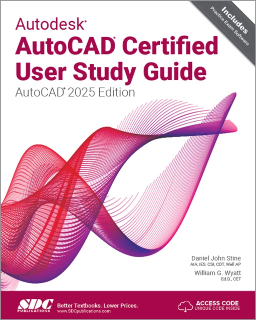 Book cover of: Autodesk AutoCAD Certified User Study Guide. By: Daniel John Stine