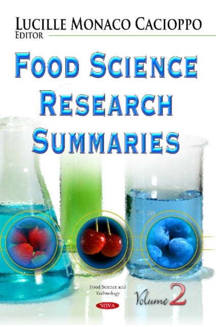 Book cover of: Food Science Research Summaries. By: Lucille Monaco Cacioppo