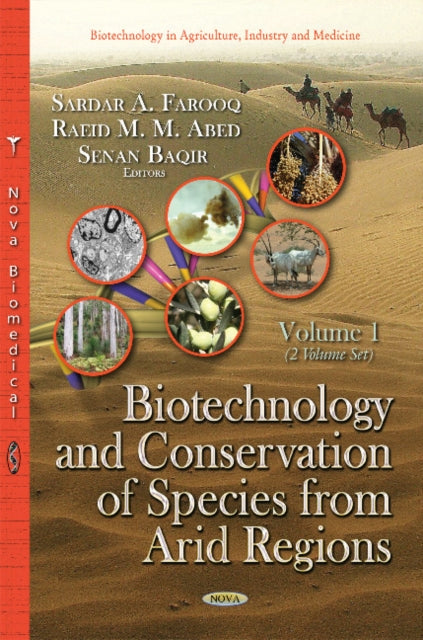Book cover of: Biotechnology & Conservation of Species from Arid Regions. By: Sardar A. Farooq