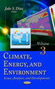 Book cover of: Climate, Energy & Environment. By: Jake S. Diaz
