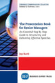 Book cover of: Presentation Book for Senior Managers. By: Jay Surti