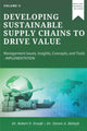 Book cover of: Developing Sustainable Supply Chains to Drive Value, Volume II. By: Robert P. Sroufe