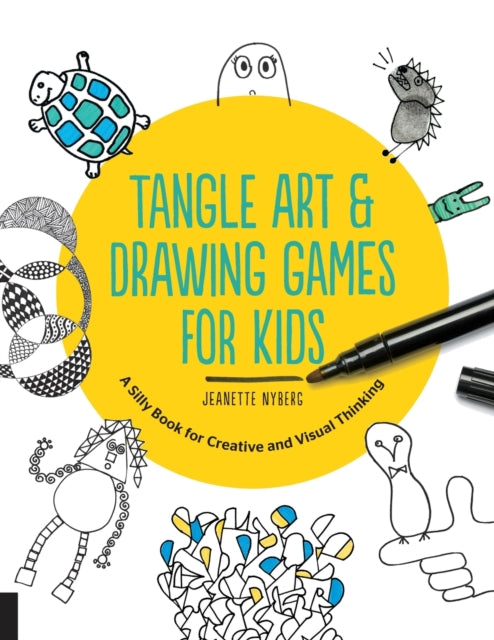 Book cover of: Tangle Art and Drawing Games for Kids. By: Jeanette Nyberg