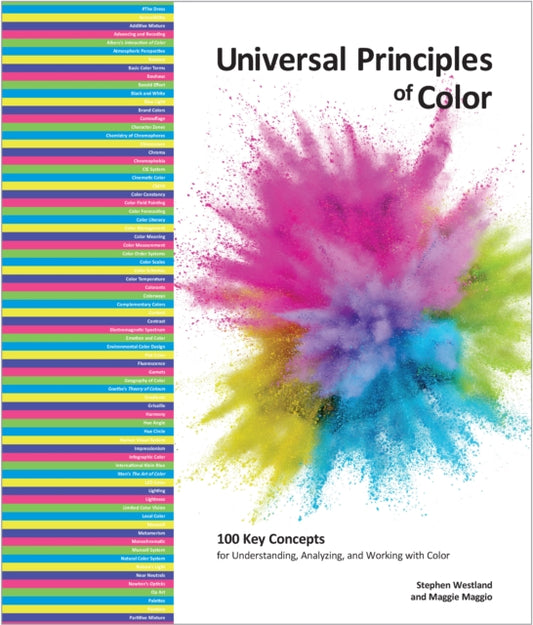 Book cover of: Universal Principles of Color. By: Stephen Westland
