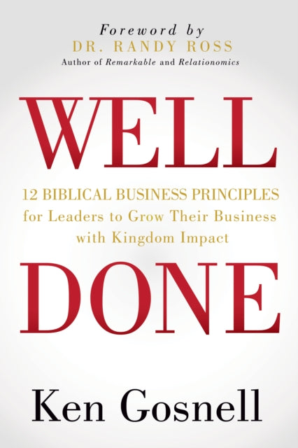Book cover of: WELL DONE. By: Ken Gosnell