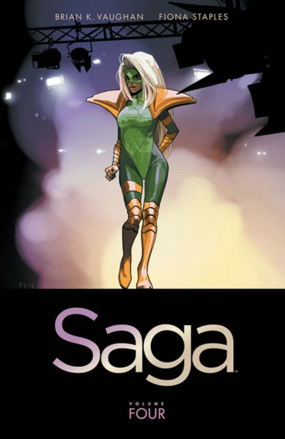 Book cover of: Saga Volume 4. By: Brian K. Vaughan