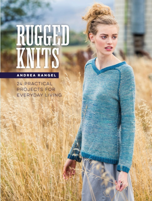 Book cover of: Rugged Knits. By: Andrea Rangel