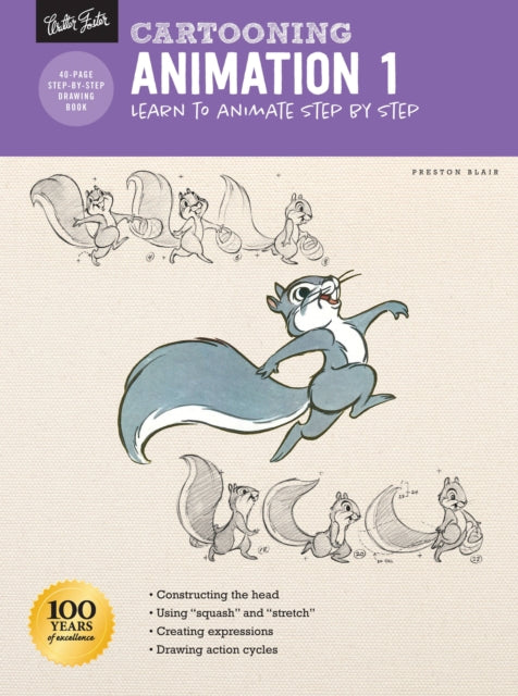 Book cover of: Cartooning: Animation 1 with Preston Blair. By: Preston Blair