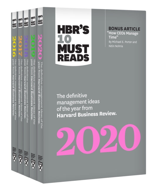 Book cover of: 5 Years of Must Reads from HBR: 2020 Edition (5 Books)