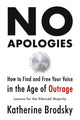 Book cover of: No Apologies. By: Katherine Brodsky
