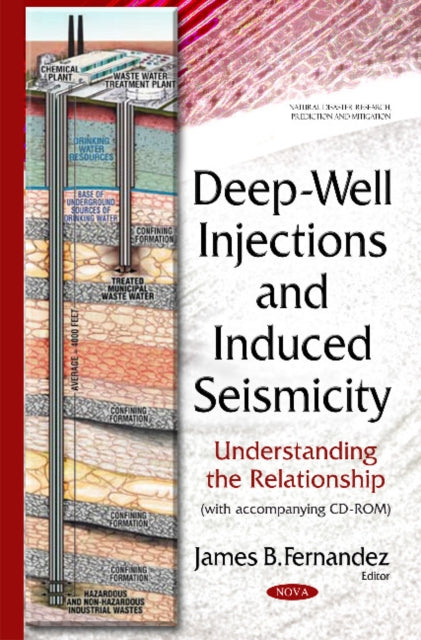 Book cover of: Deep-Well Injections & Induced Seismicity. By: James B. Fernandez