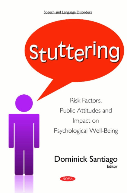 Book cover of: Stuttering. By: Dominick Santiago