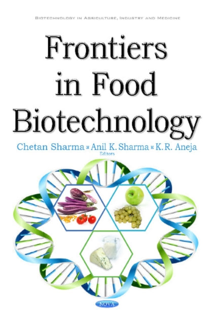 Book cover of: Frontiers in Food Biotechnology. By: Chetan Sharma