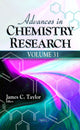 Book cover of: Advances in Chemistry Research. By: Taylor, James C., Jr.
