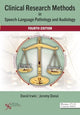 Book cover of: Clinical Research Methods in Speech-Language Pathology and Audiology. By: David L. Irwin