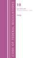 Book cover of: Code of Federal Regulations, Title 10 Energy 200-499, Revised as of January 1, 2022. By: Office Of The Federal Register (U.S.)